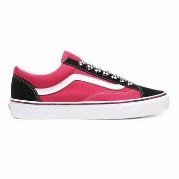 Damske Tenisky Vans Style 36 Čierne/Biele VA13RINQL